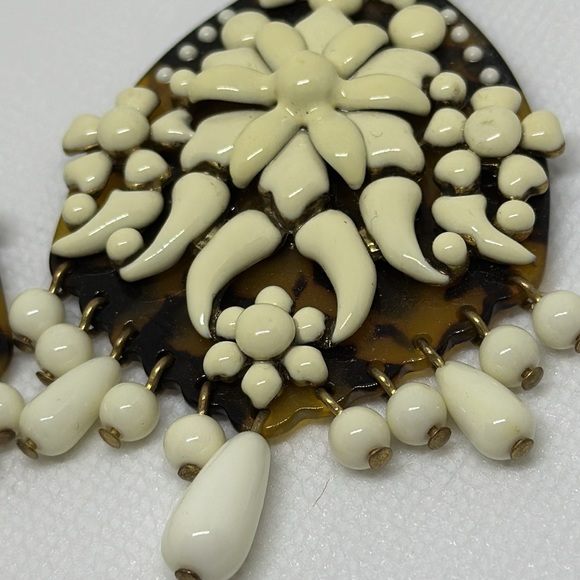 J.Crew Tortoise Shell Earrings - Picture 3 of 3